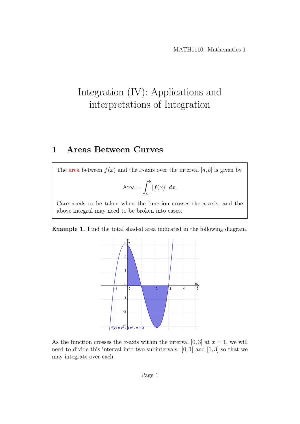 L22-Integration-4 - Lecture Notes Lecture 22 Integration Part 4 ...