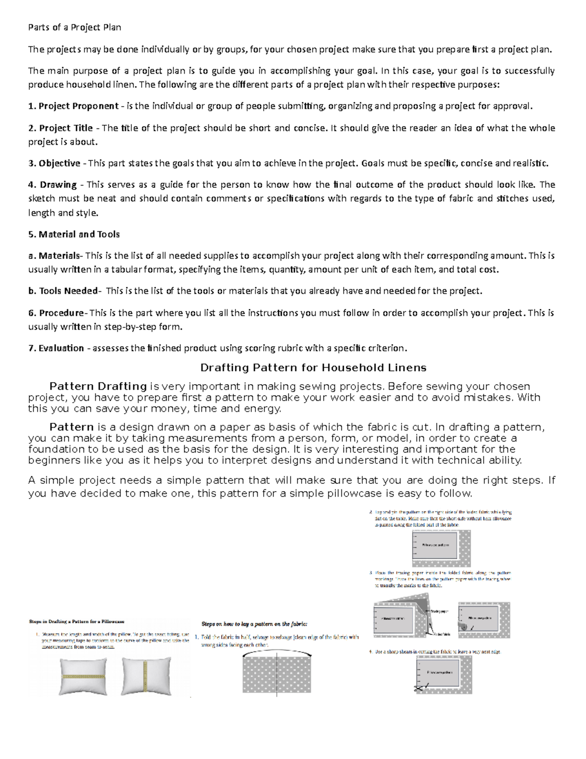 What Are The 4 Main Parts Of A Project Plan