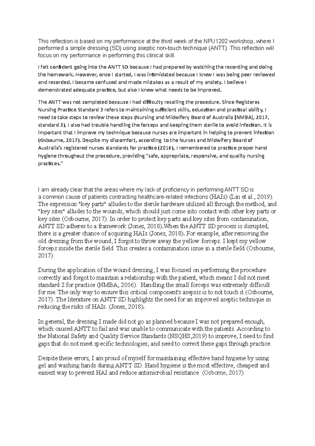Reflection 4 - This reflection is based on my performance at the third ...