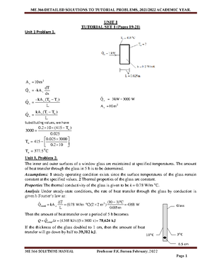 (questions only) ME 366 Online Regular QUIZ 5 2022 2023 - Heat transfer ...