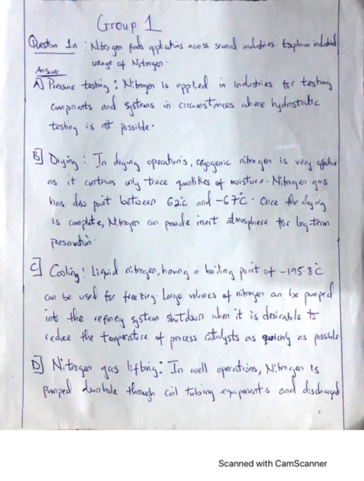 Plant Design Group Solutions 2 - Principles of plant design 2 - Studocu
