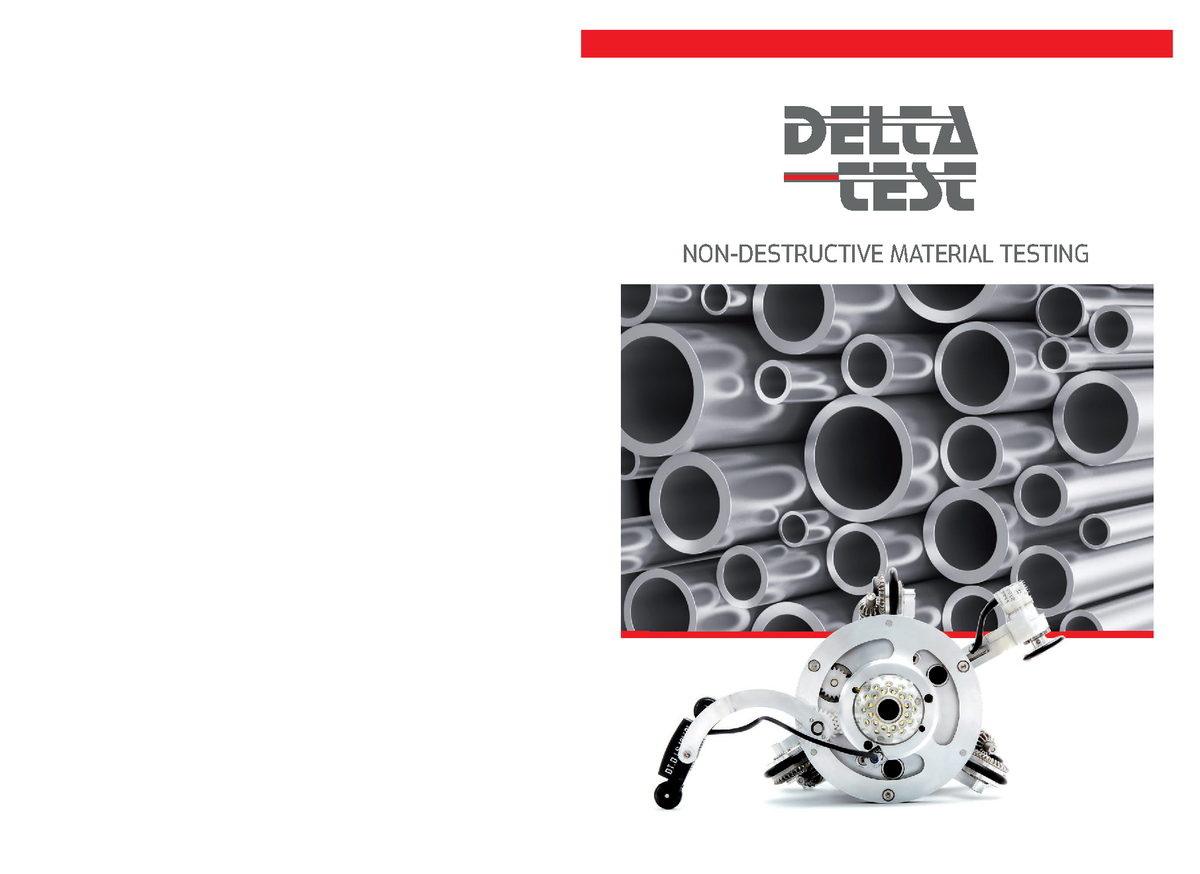 Deltatest Newsletter english - NON-DESTRUCTIVE MATERIAL TESTING TAB L E ...
