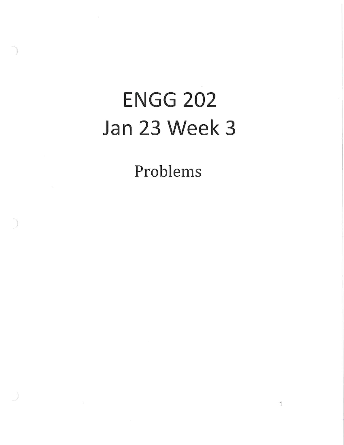 ENGG 202 - Wk 03 Solutions - Engineering 202 - Studocu