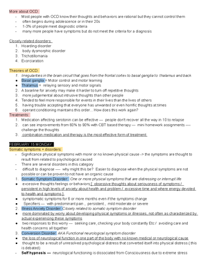 Abnormal Psychology - PSY 320 - FEBRUARY 8TH MONDAY: When does fear ...