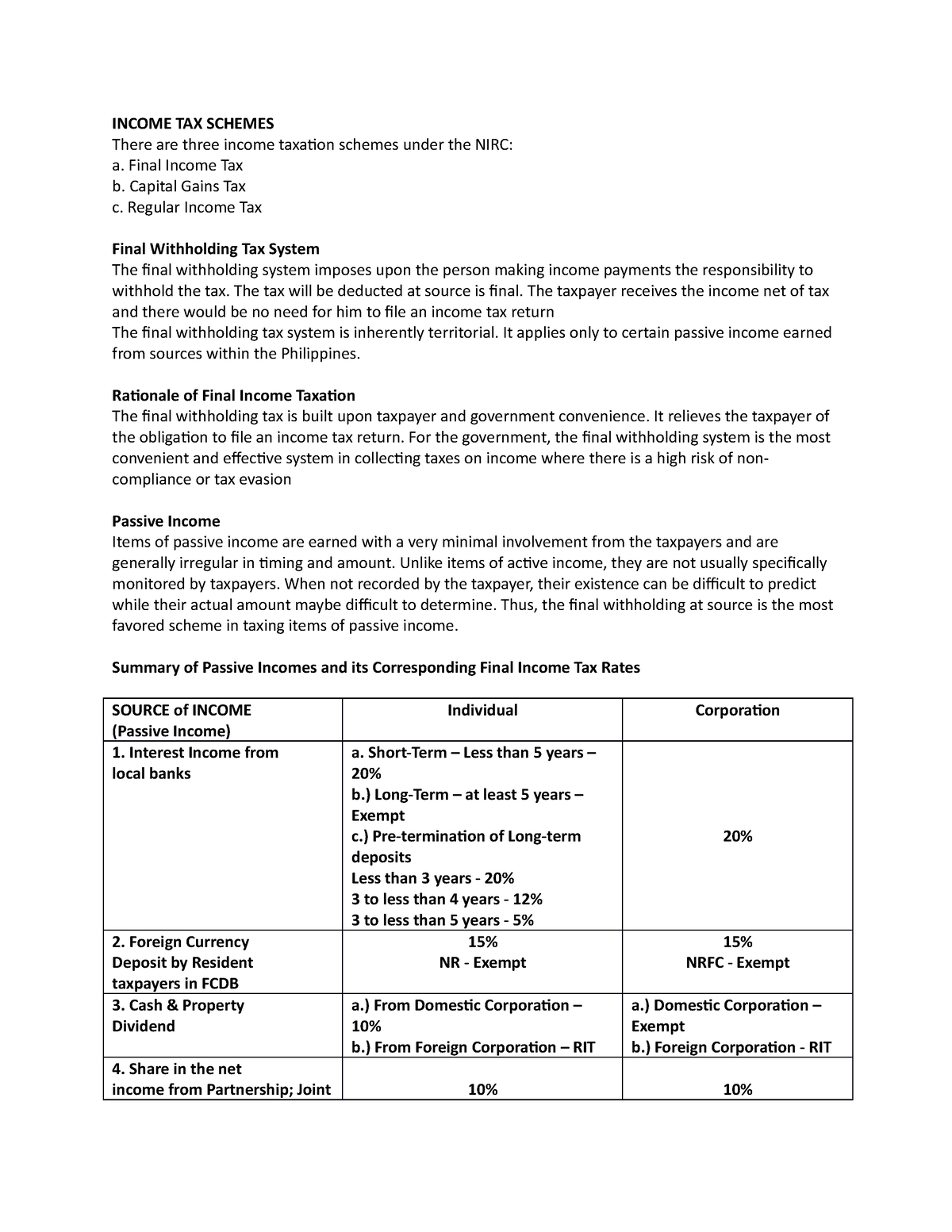 tax-schemes-summarize-final-income-taxation-income-tax-schemes