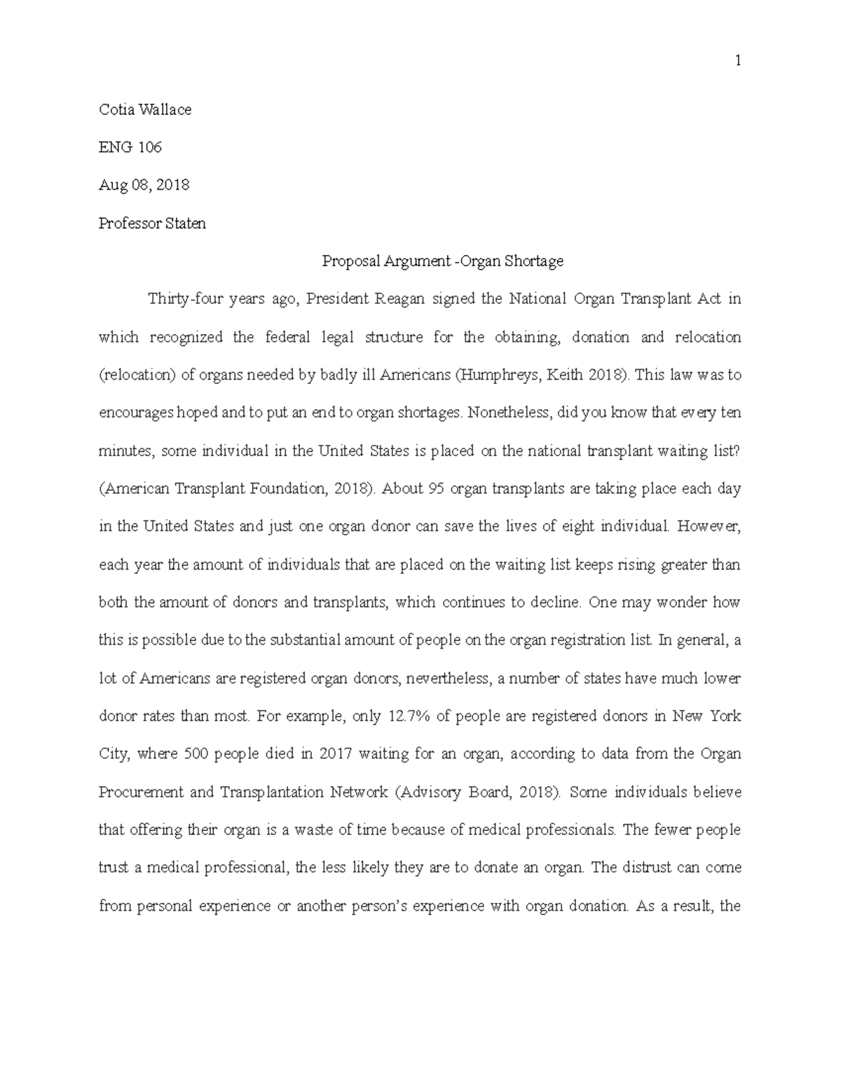 how to start a proposal argument essay