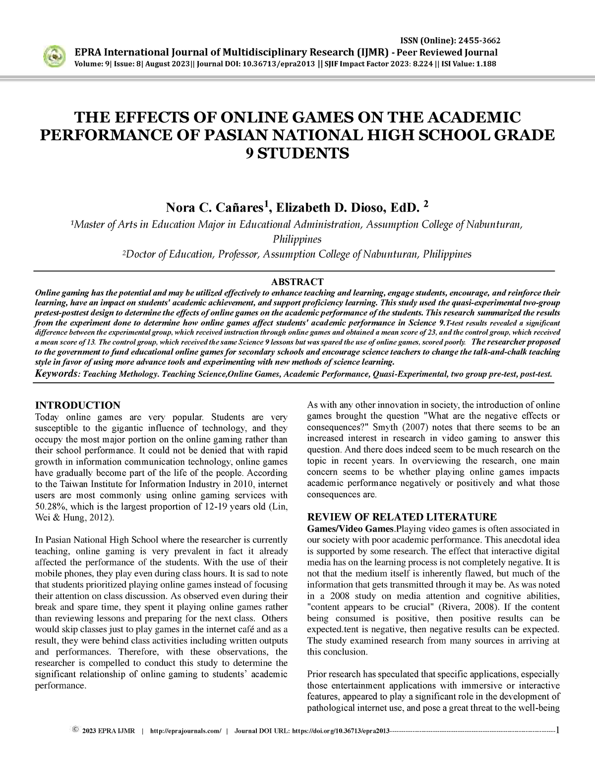 345pm 1.EPRA Journals 13992 - EPRA International Journal Of ...