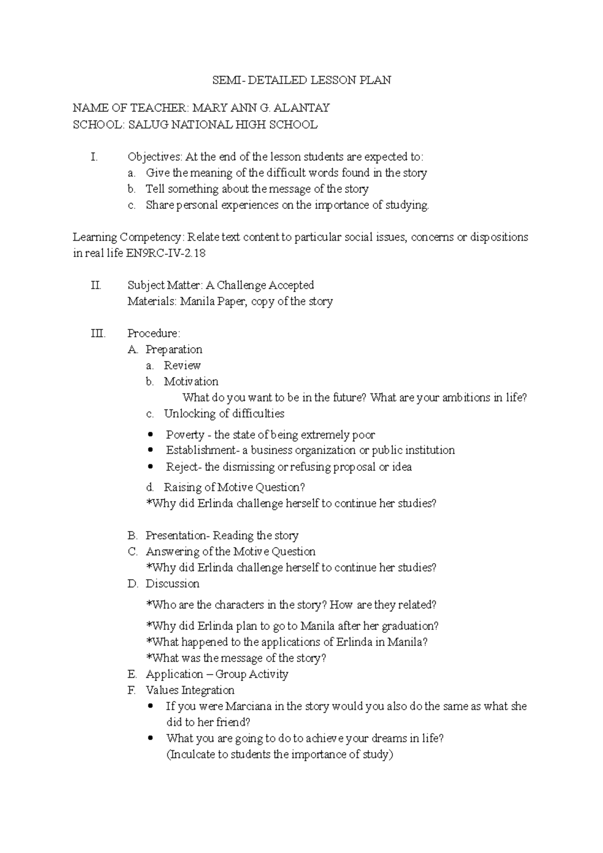 a-challenge-accepted-semi-detailed-lesson-plan-semi-detailed-lesson