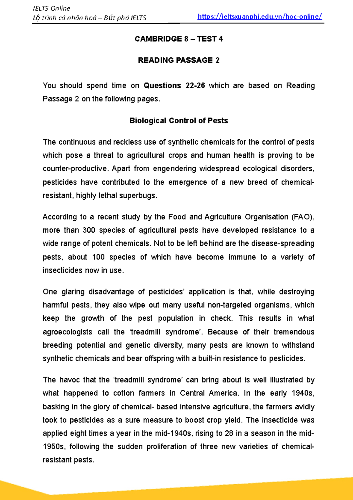 cambridge 8 reading test 4 passage 3