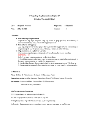 Content of PED 184 - PED 18: ASSESSMENT LEARNING 2 Lesson 3 PROCESS ...