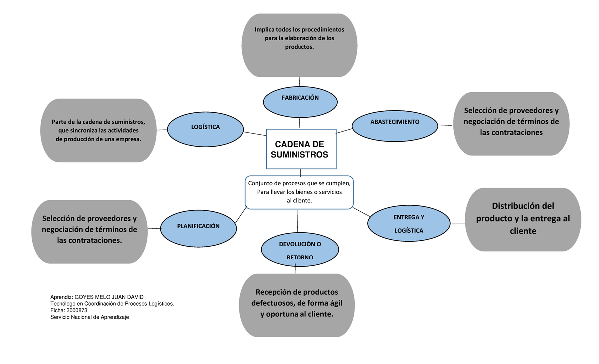 MAPA Cadena DE Suministro - ENTREGA Y LOGÍSTICA CADENA DE SUMINISTROS ...