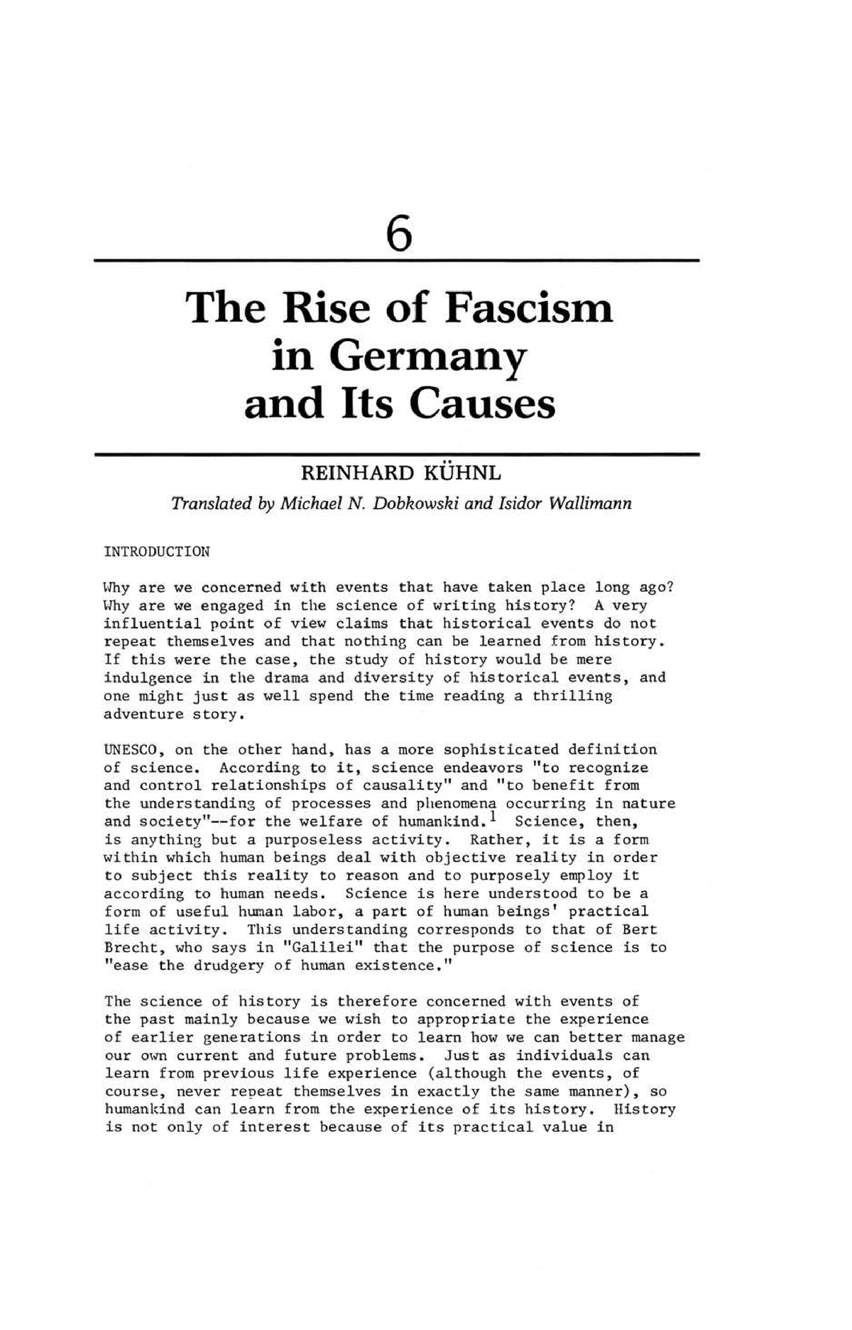 8-The Rise Of Fascism - Notes - 6 The Rise Of Fascism In Germany And ...