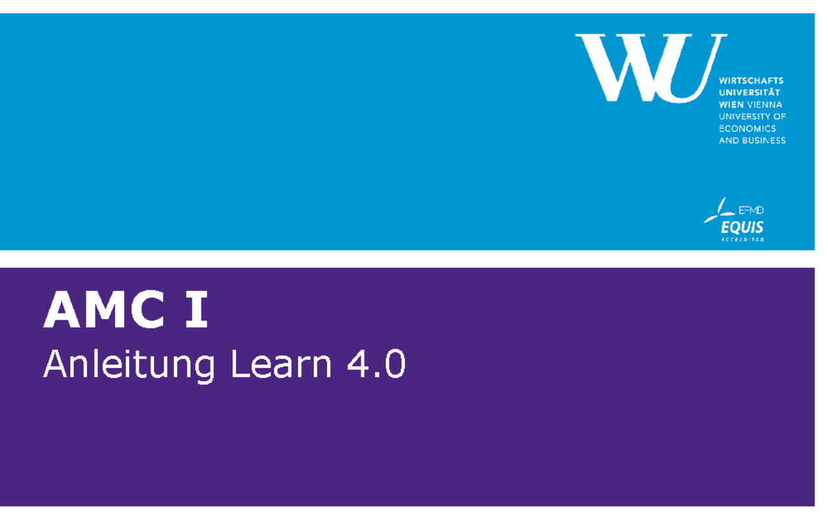 Anleitung für Learn - 2022 - AMC I Anleitung Learn 4. Startseite Online ...