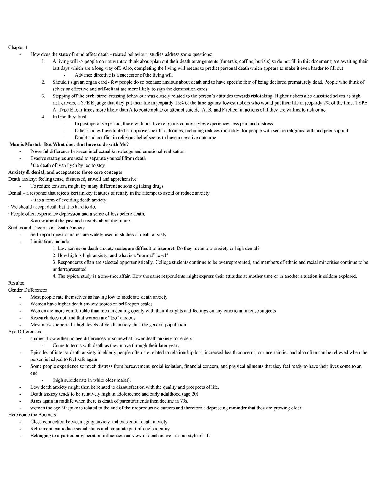 Psyc 3570 - Lecture notes 1-15 - Chapter 1 How does the state of mind ...