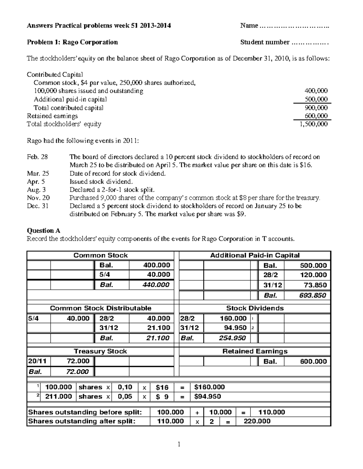 Practical Financial Accounting For IB - Week 51 & 2 - Answers Practical ...