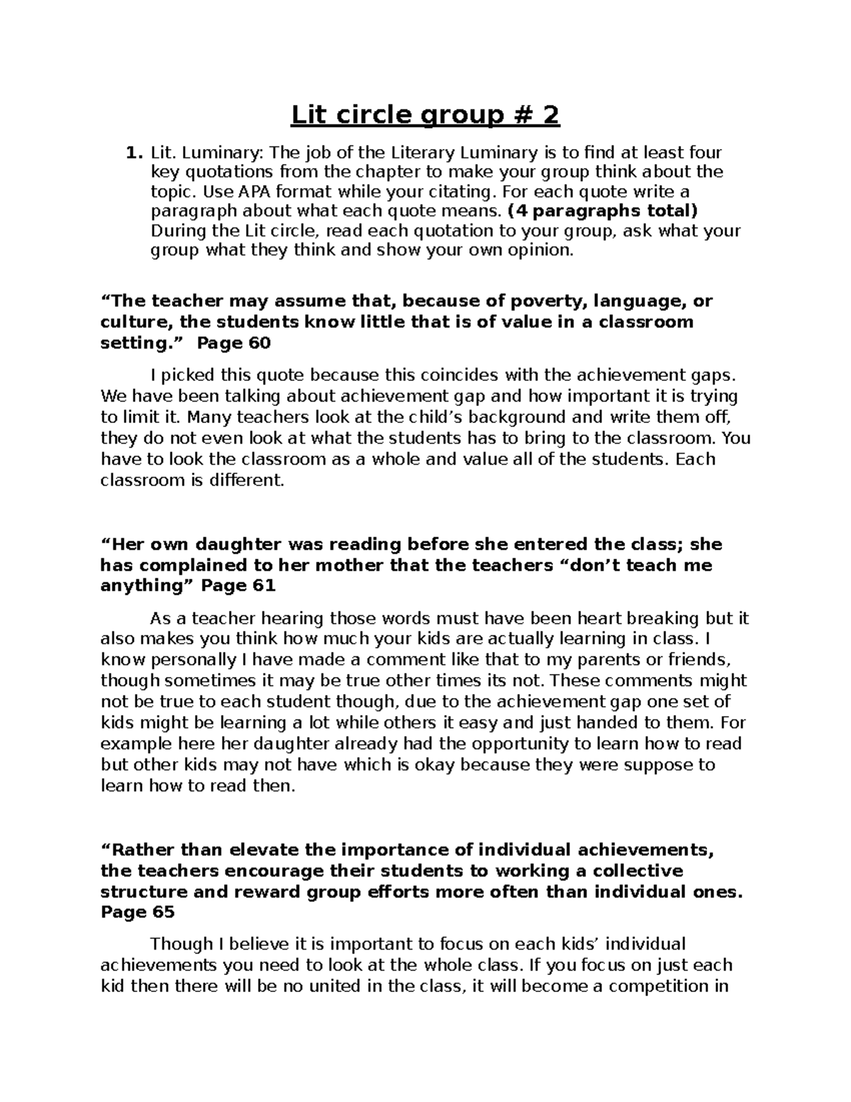 Lit circle group lit lum Lit circle group 2 Lit. Luminary The job