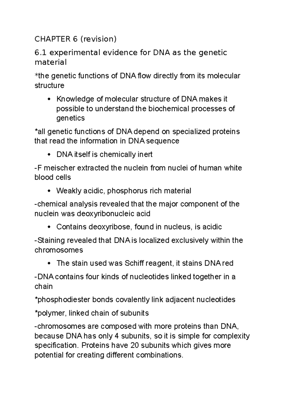 Chapter 6 - FORENSICS - CHAPTER 6 (revision) 6 experimental evidence ...
