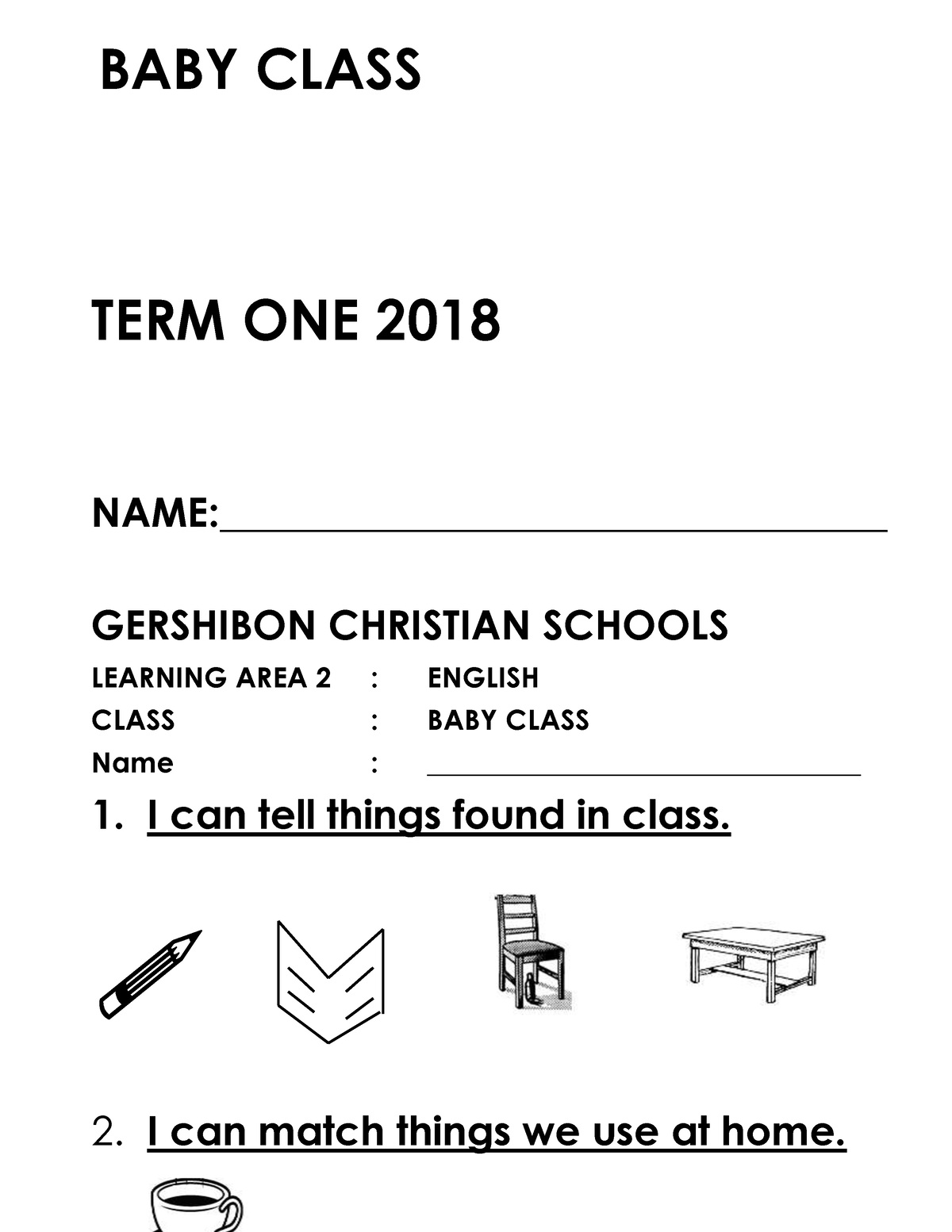 baby class homework pdf