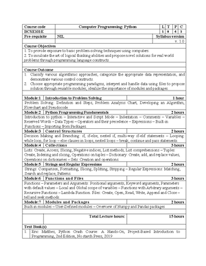 Internship report - SUMMER TRAINING REPORT ON PYTHON In partial ...