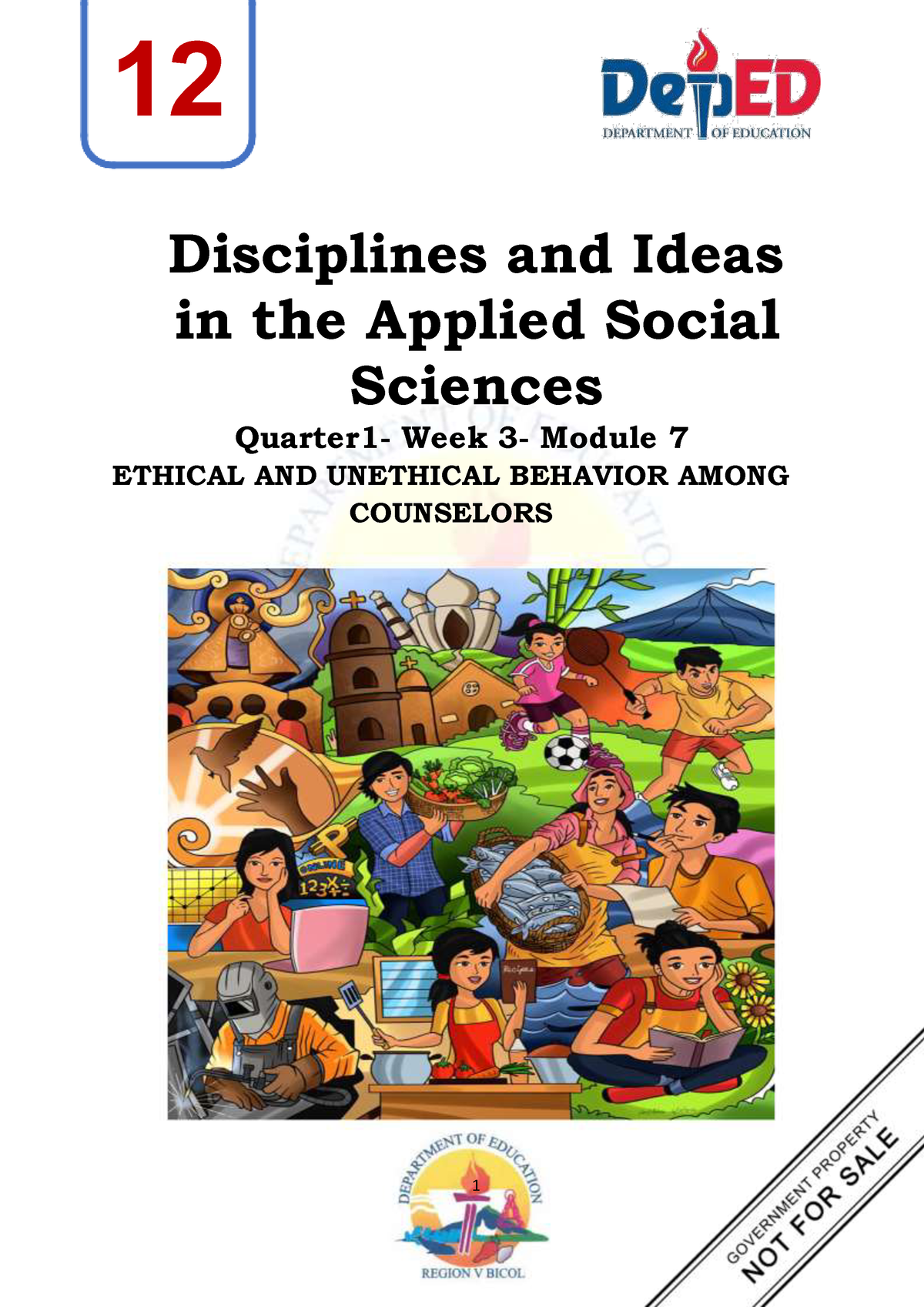 Disciplines And Ideas In The Applied Social Sciences Q1 Module 7 12 Disciplines And Ideas In