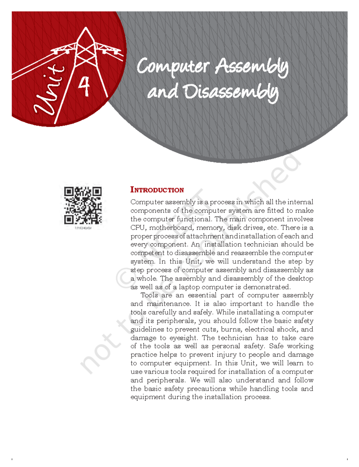 Computer assembly and disassembly - UnitUnitUnitUnit Computer Assembly ...