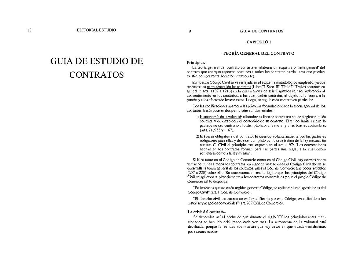Guía de Estudio - Contratos Civiles y Comerciales - 18 EDITORIAL