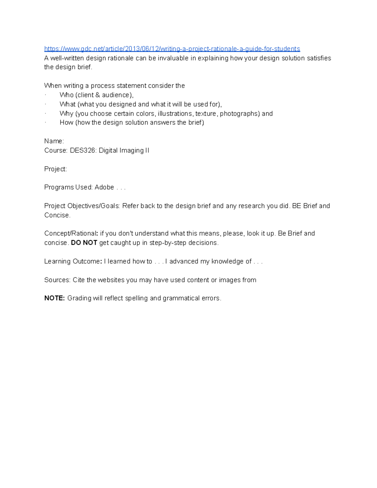 Process Statement Example - Trinity On Main - - Studocu