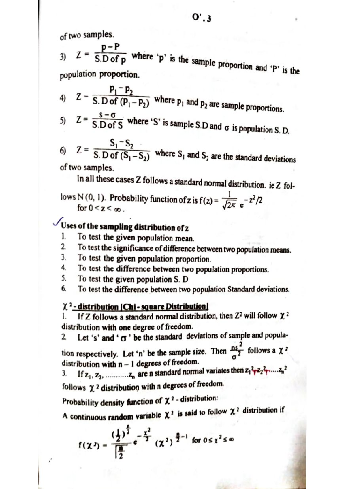 Document 2 - Advanced statistics - of two samples. 3) p where is the ...