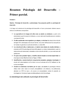 Psicología Del Desarrollo - 61 - UNMDP - Studocu