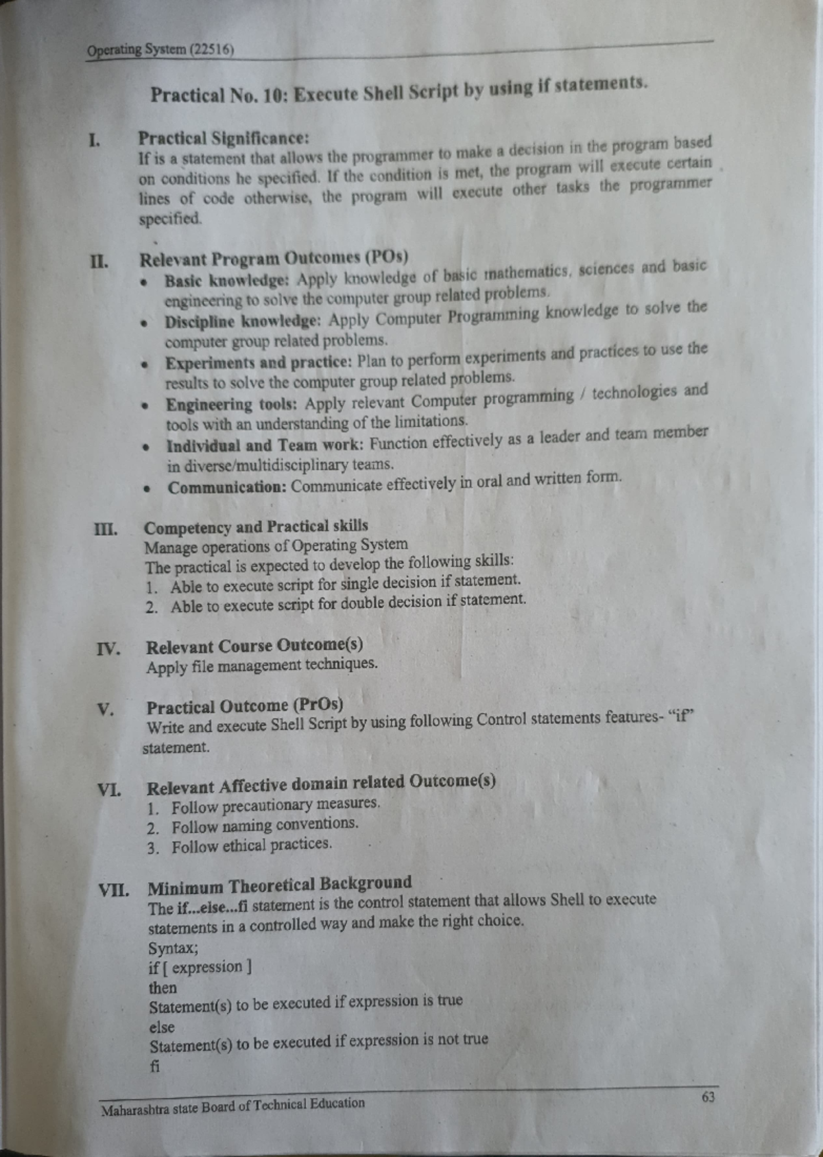 Osy 10 - 15 - Osy manual part 1 practical 10 to 15 - Computer ...