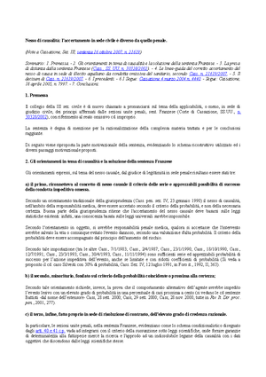 Sentenza Raso Cassazione, SS.UU. Penali, Sentenza 08.03.2005 N° 9163 ...