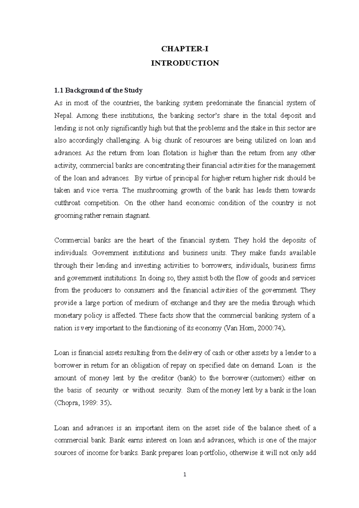 Final Thesis - fyi - CHAPTER-I INTRODUCTION 1 Background of the Study ...