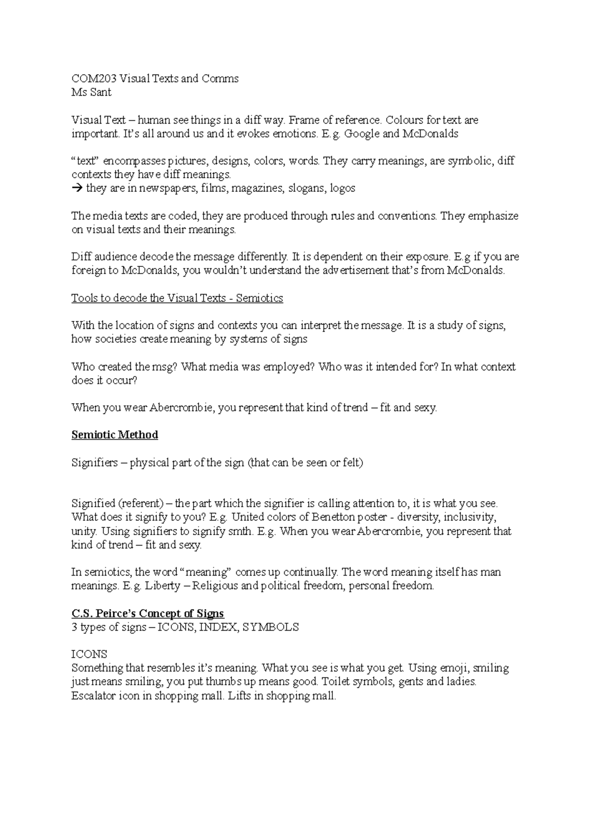 Com3 Visual Texts And Comms Studocu