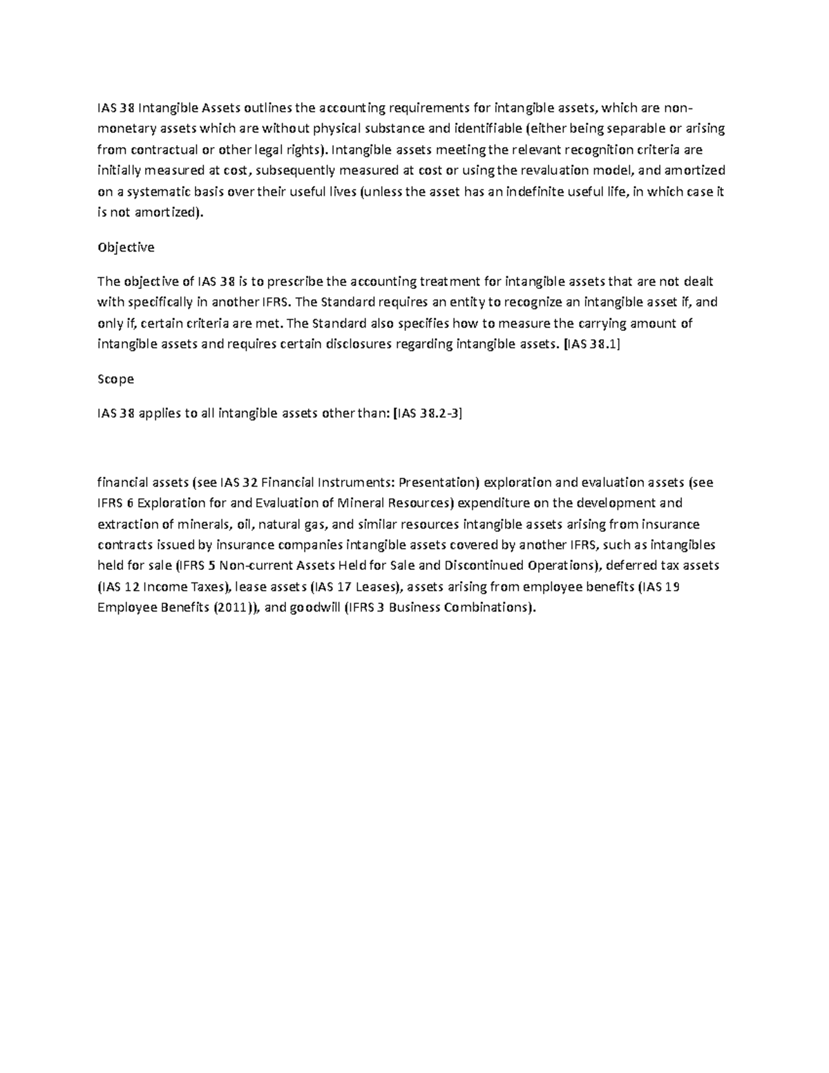 Intangible assetsd - Intangible assets meeting the relevant recognition ...
