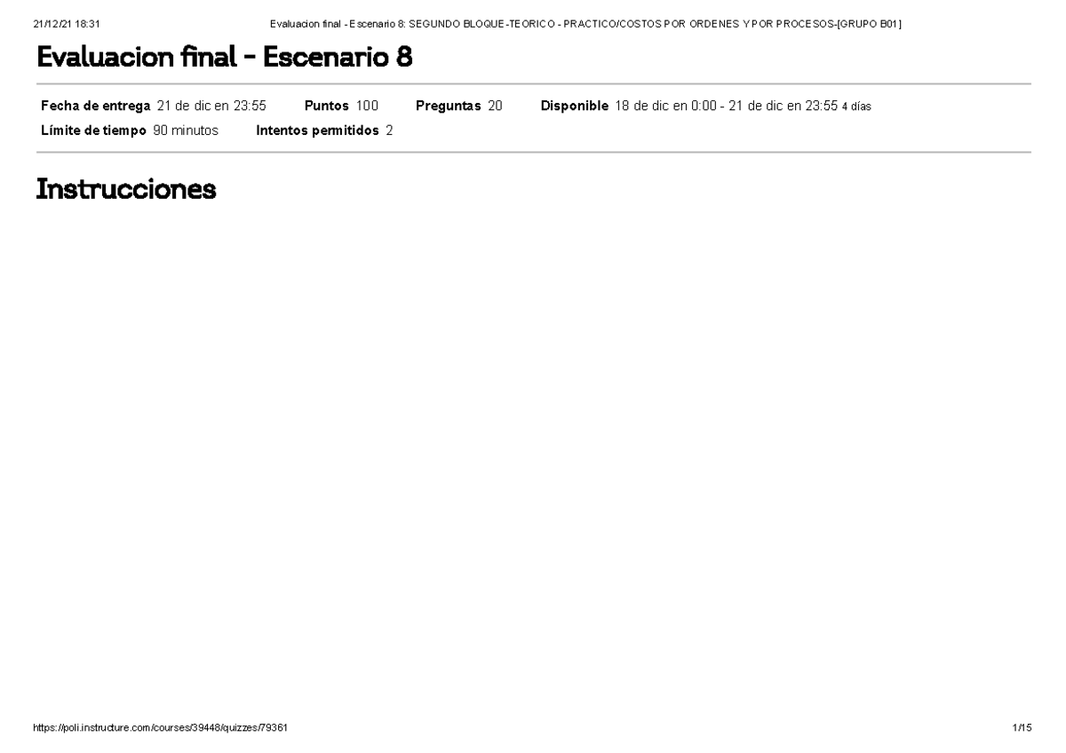 Evaluacion Final - Escenario 8 Segundo Bloque- Teorico - Practico ...