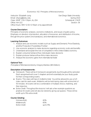 Econ 102 - ch 4 notes - Clark Lundberg - Chapter 4 Notes 4-1 markets ...