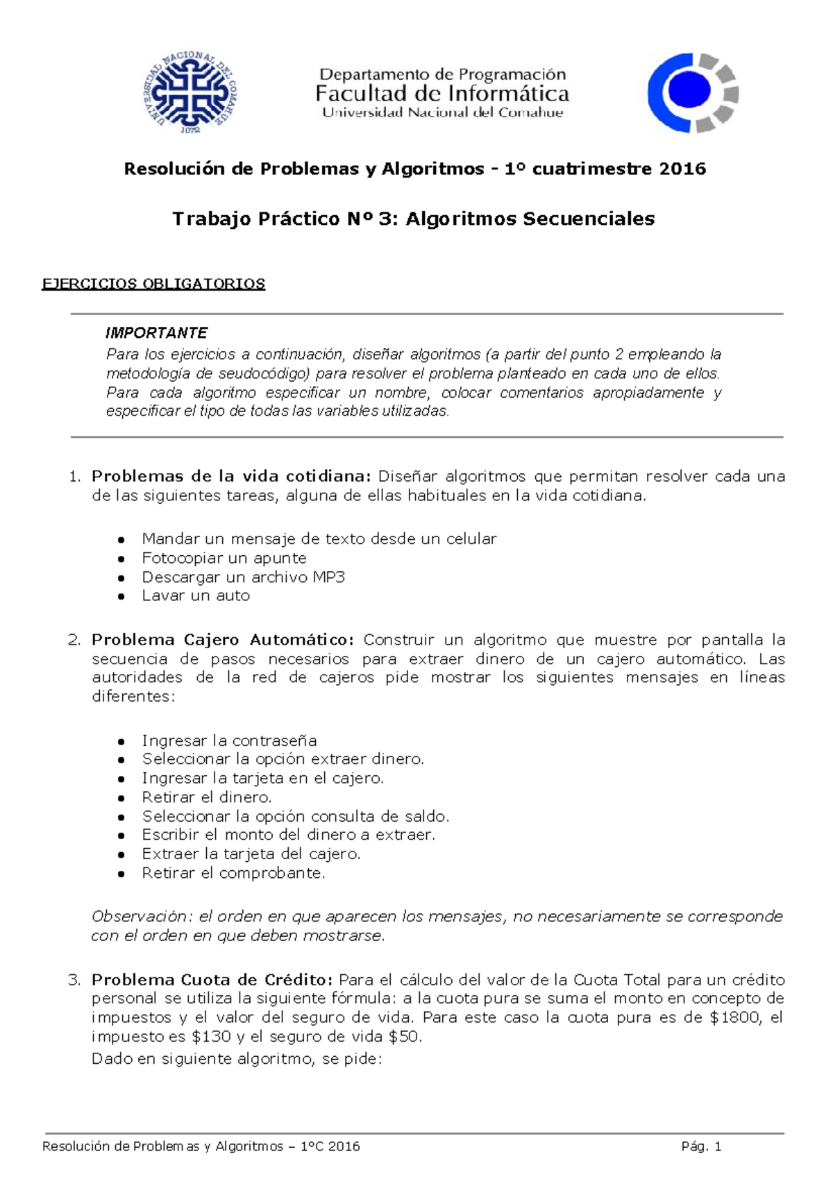 RPA TP3 Problemas 2016 - de Problemas y Algoritmos cuatrimestre 2016 ...