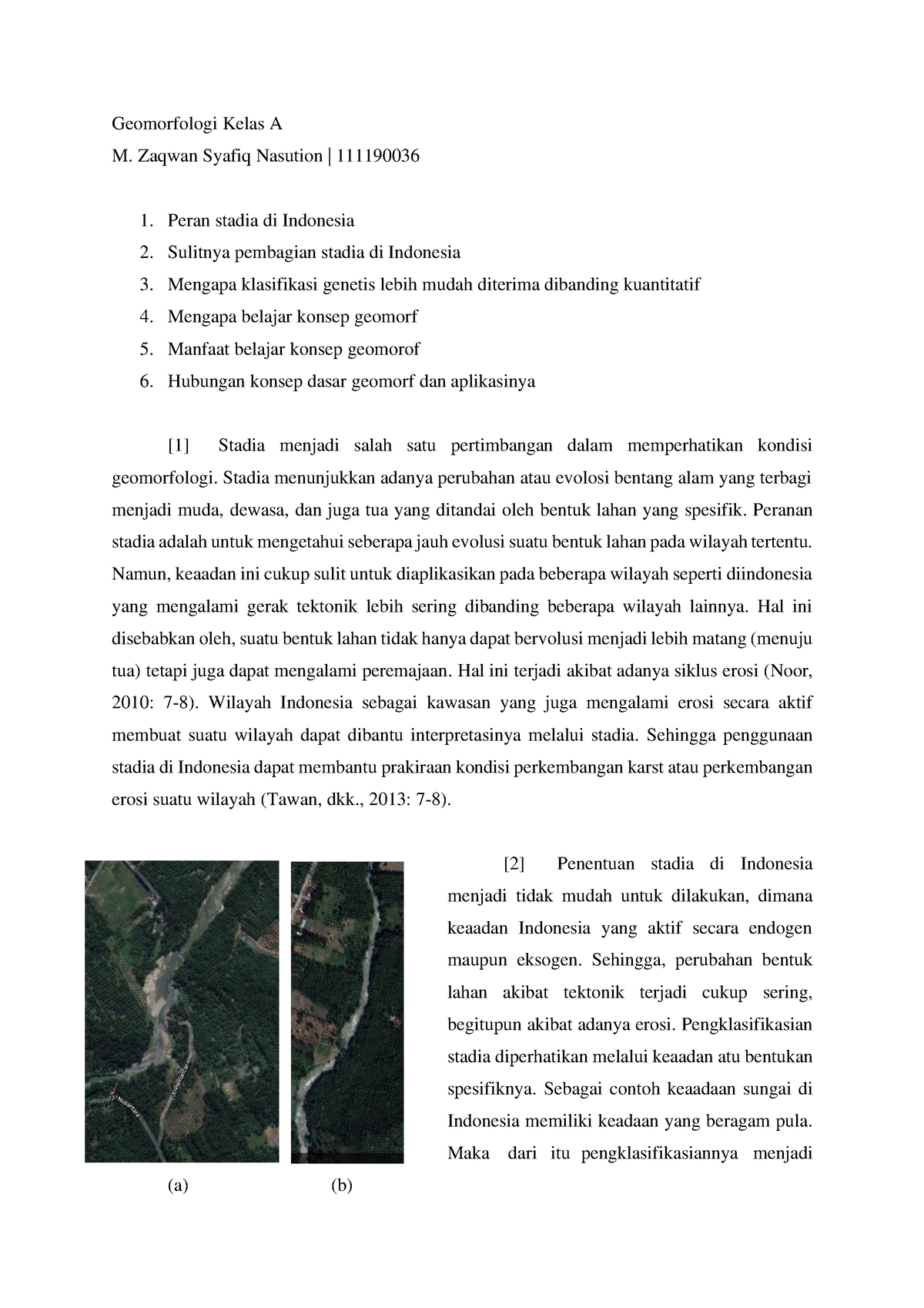 Peran Stadia Dan Konsep Geomorfologi - Geomorfologi Kelas A M. Zaqwan ...