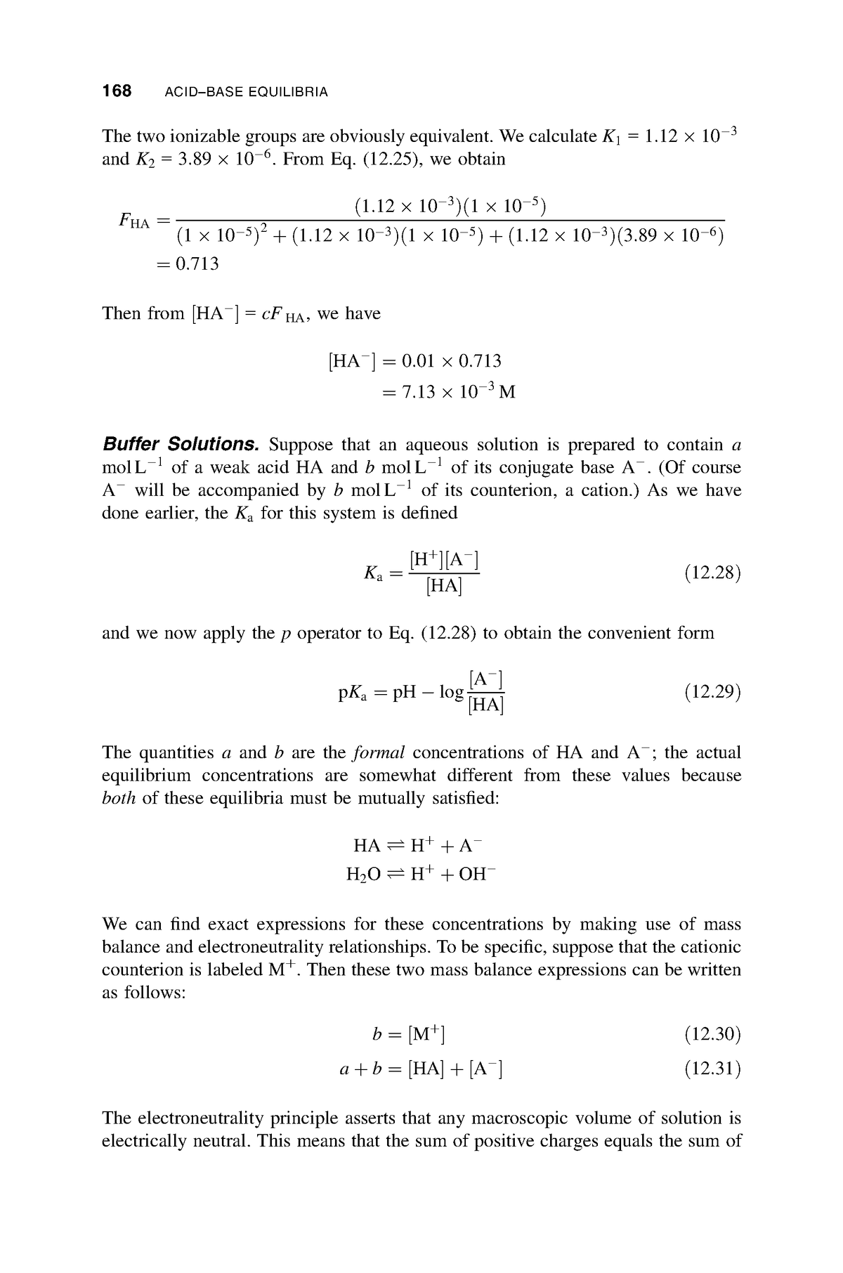 Thermodynamics of Pharmaceutical Systems-19 - The two ionizable groups ...