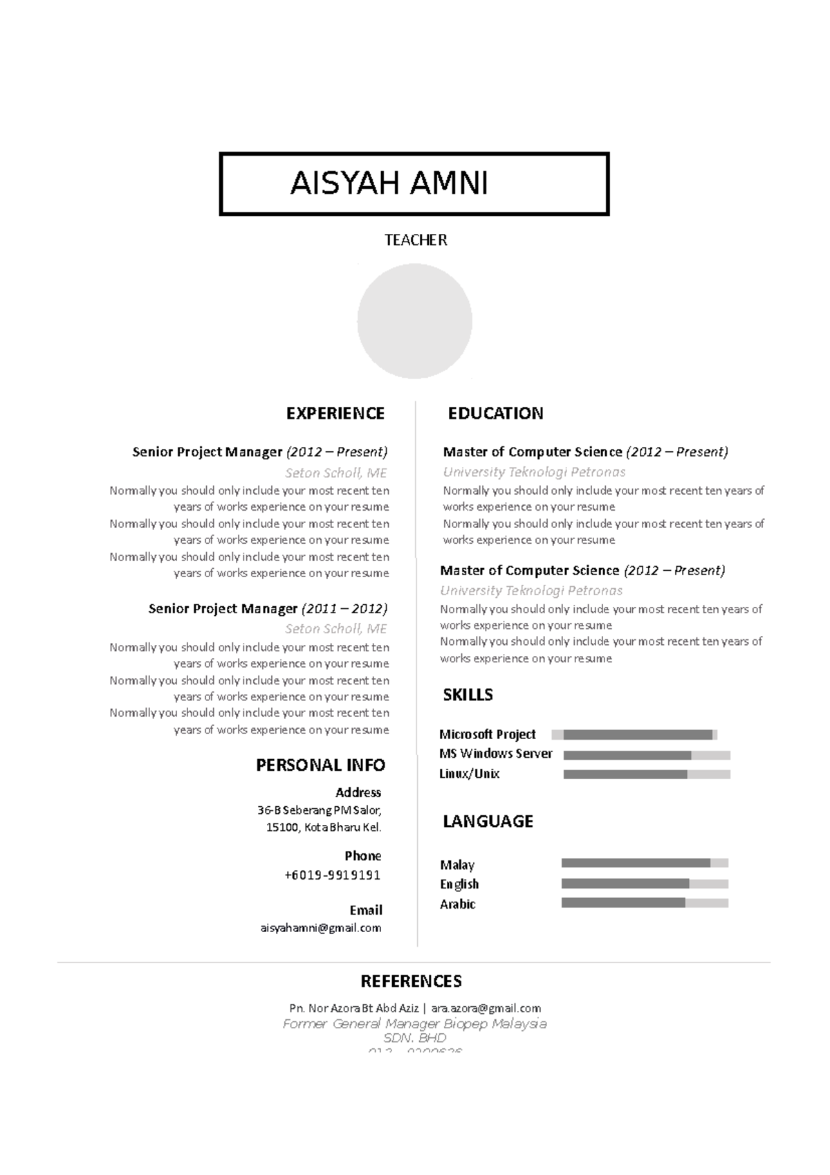 msu resume help