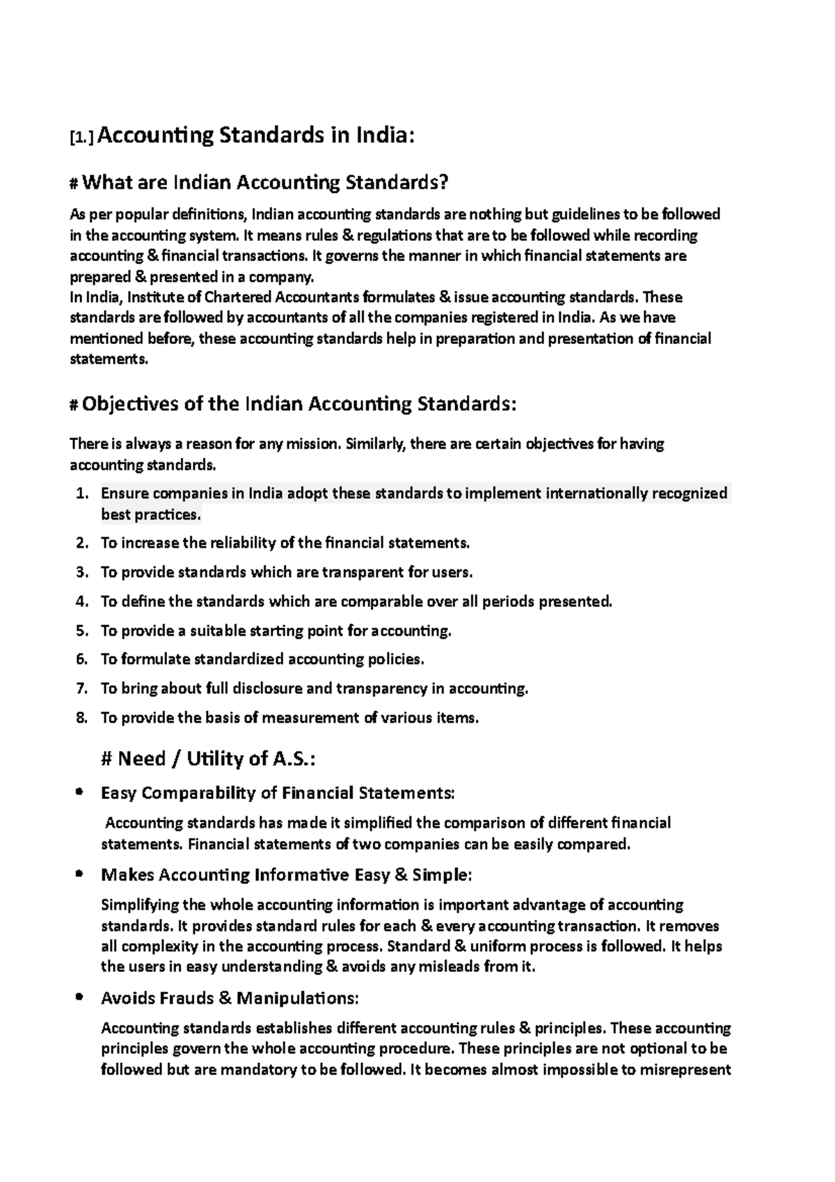 advance-accounting-notes-1-accounting-standards-in-india-what