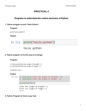 Lecture 2 - Data Science -A - What is Python? Python is a high-level ...