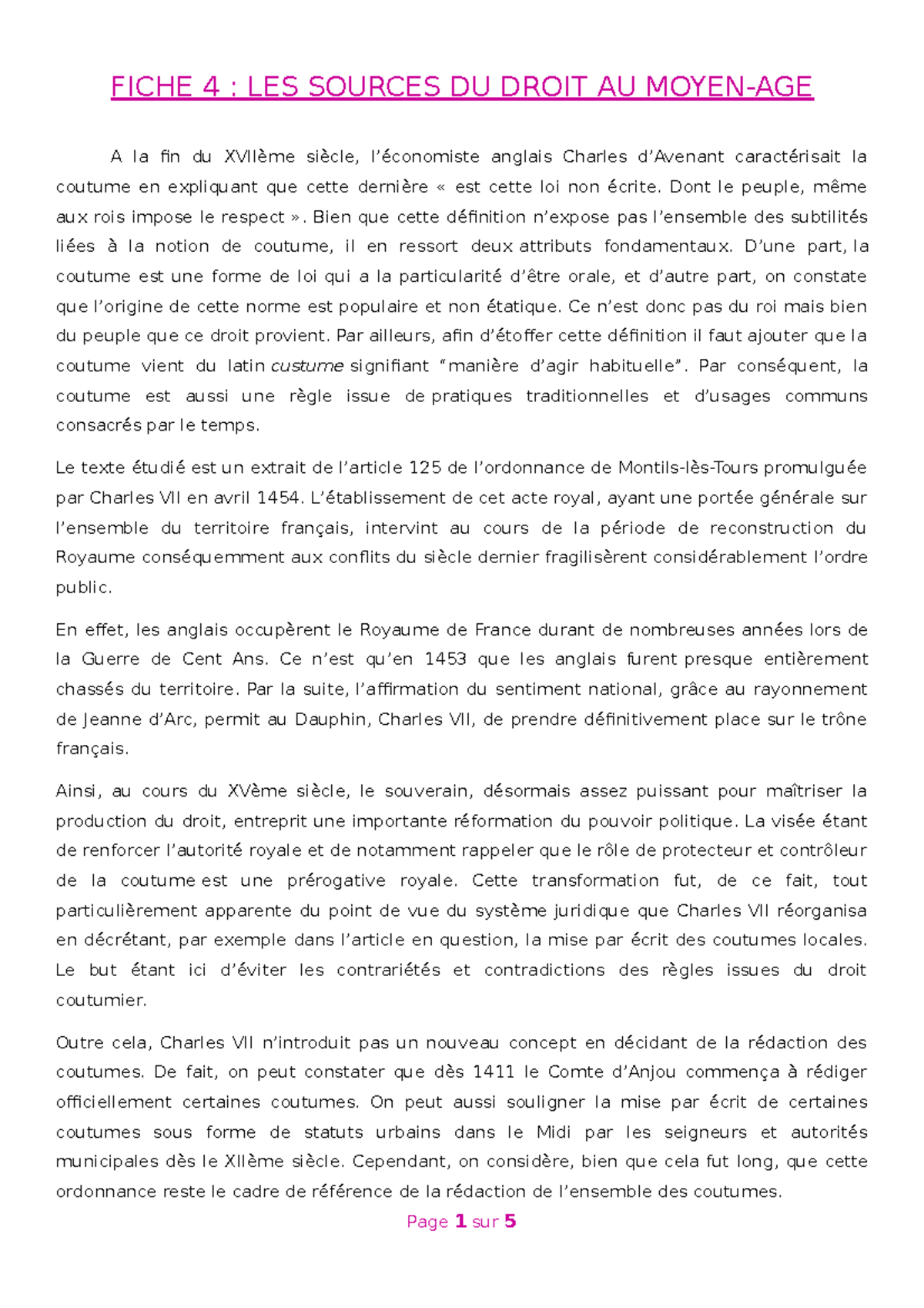Ordonnance De Montils Les Tours