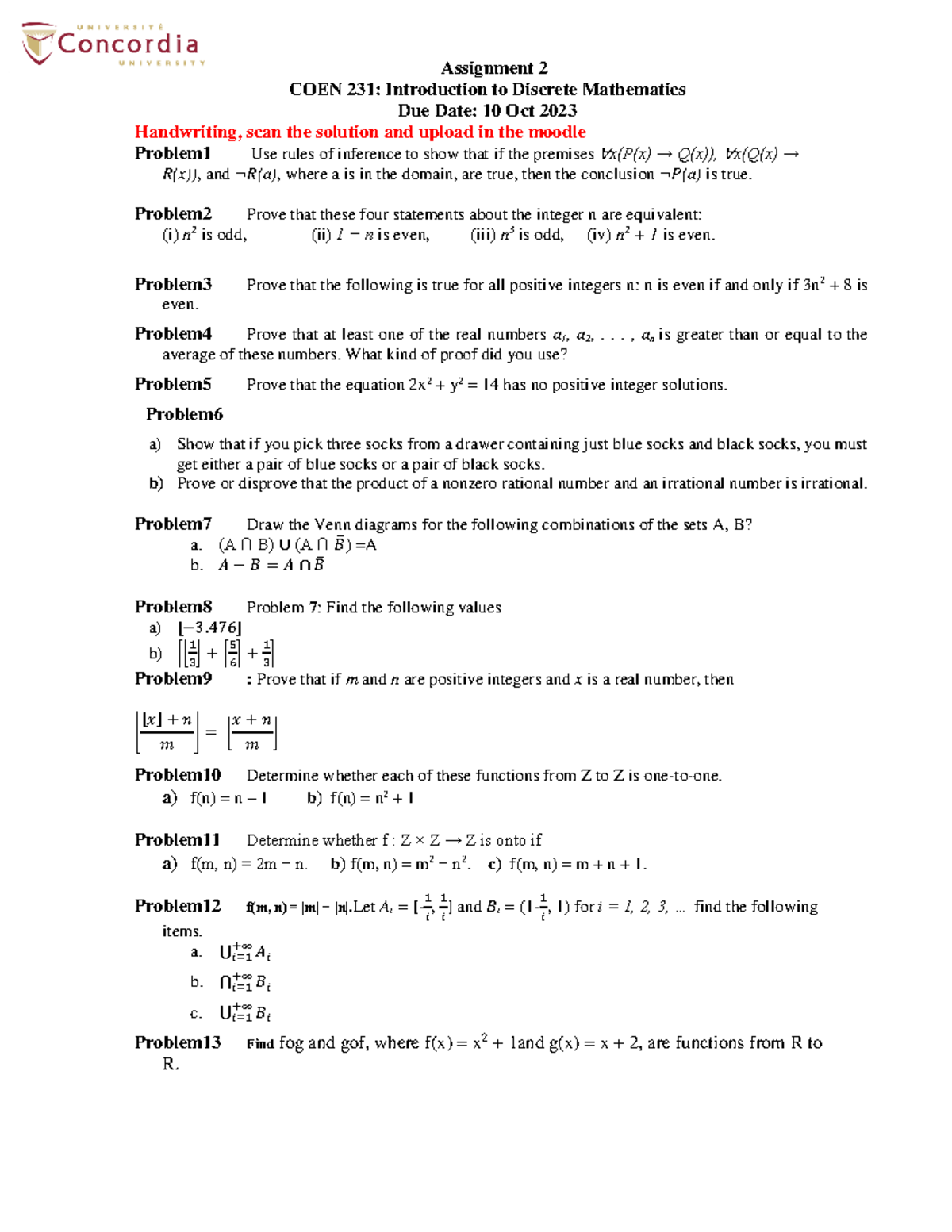 mathematics term 2 assignment 2023