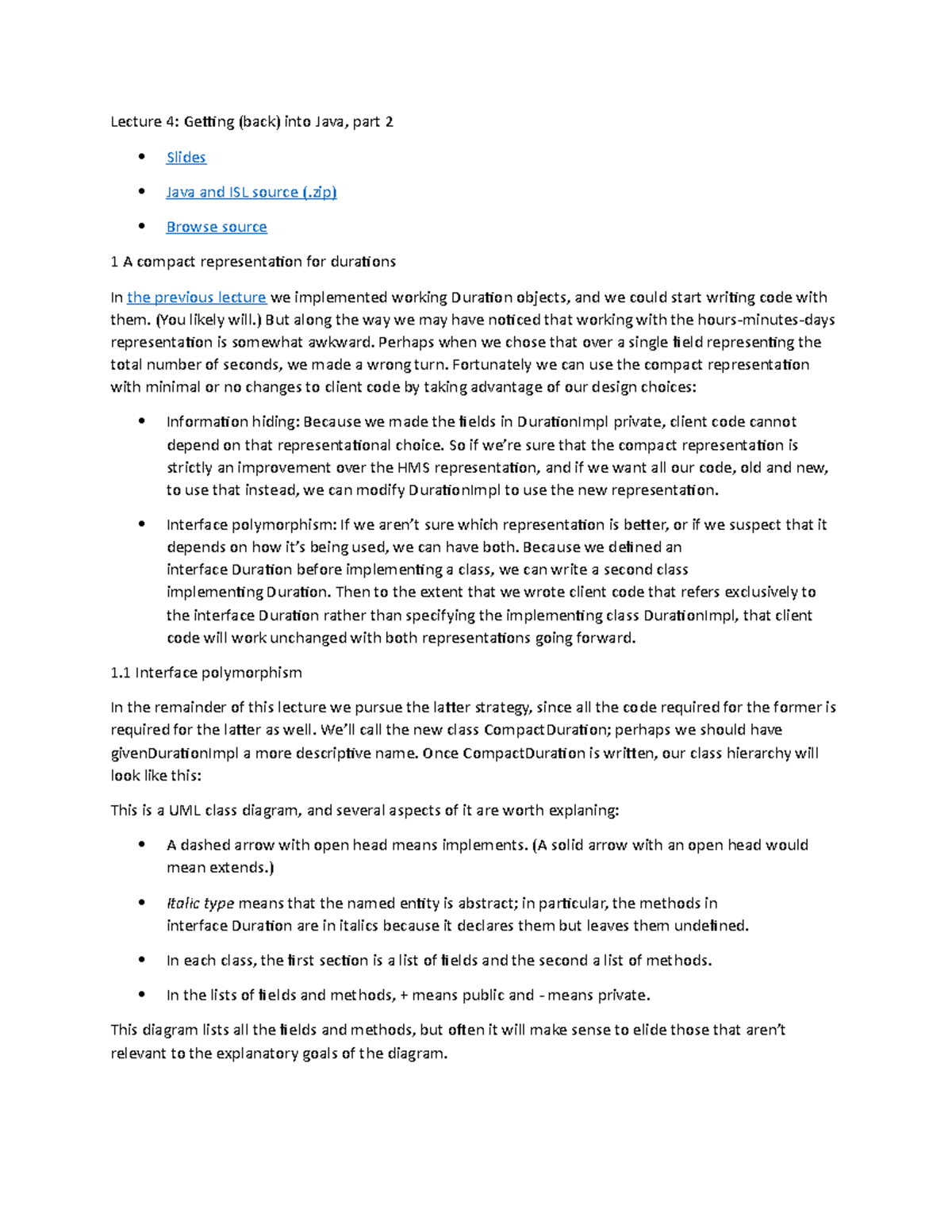 CS 3500 2017 notes 3 - Lecture 4: Getting (back) into Java, part 2 ...