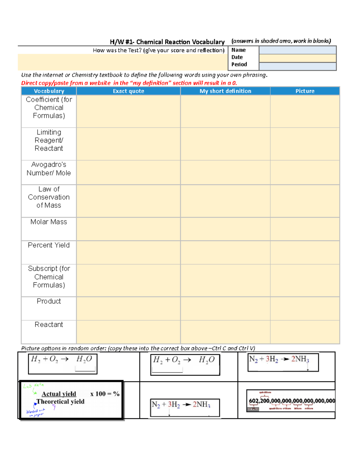 reaction-vocab-119791-h-w-1-chemical-reaction-vocabulary-answers-in-shaded-area-work-in