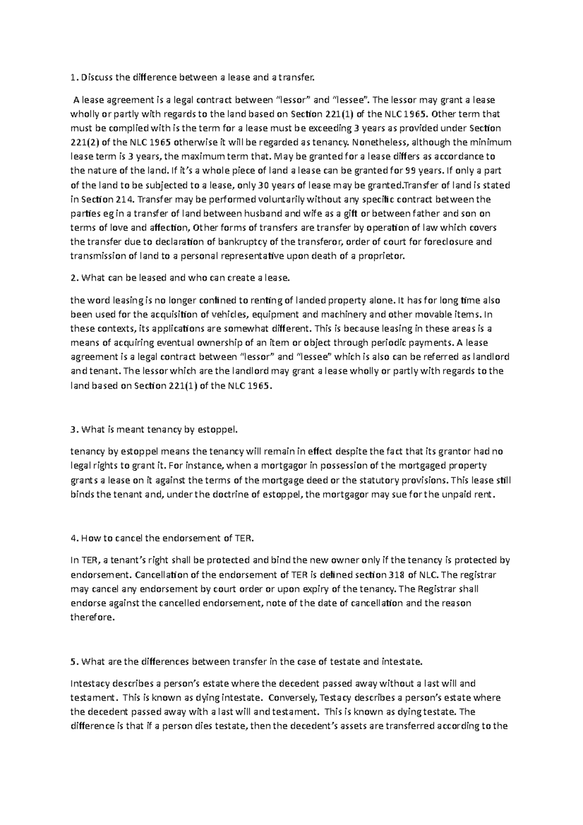 Car On Lease Meaning
