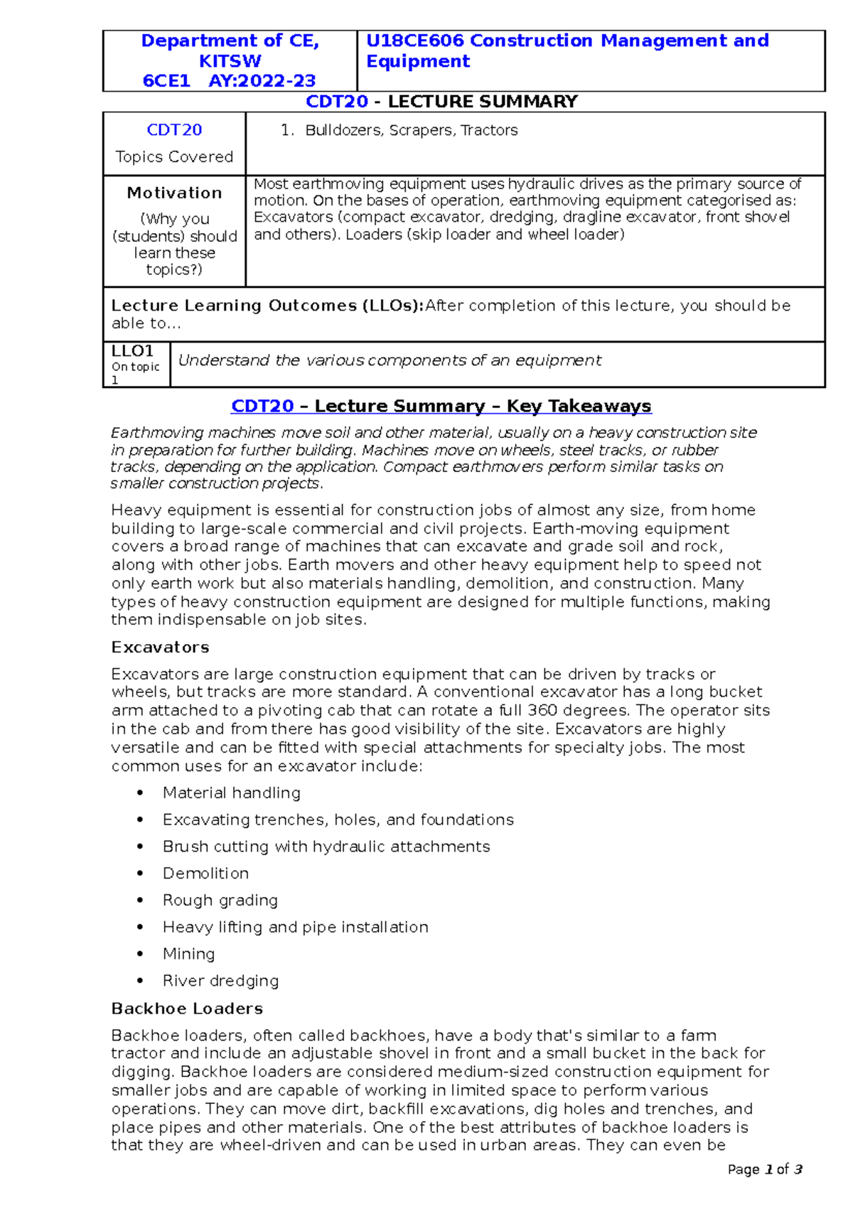 Classification of equipment, Power shovel, Backhoe, Dragline, Clamshell ...