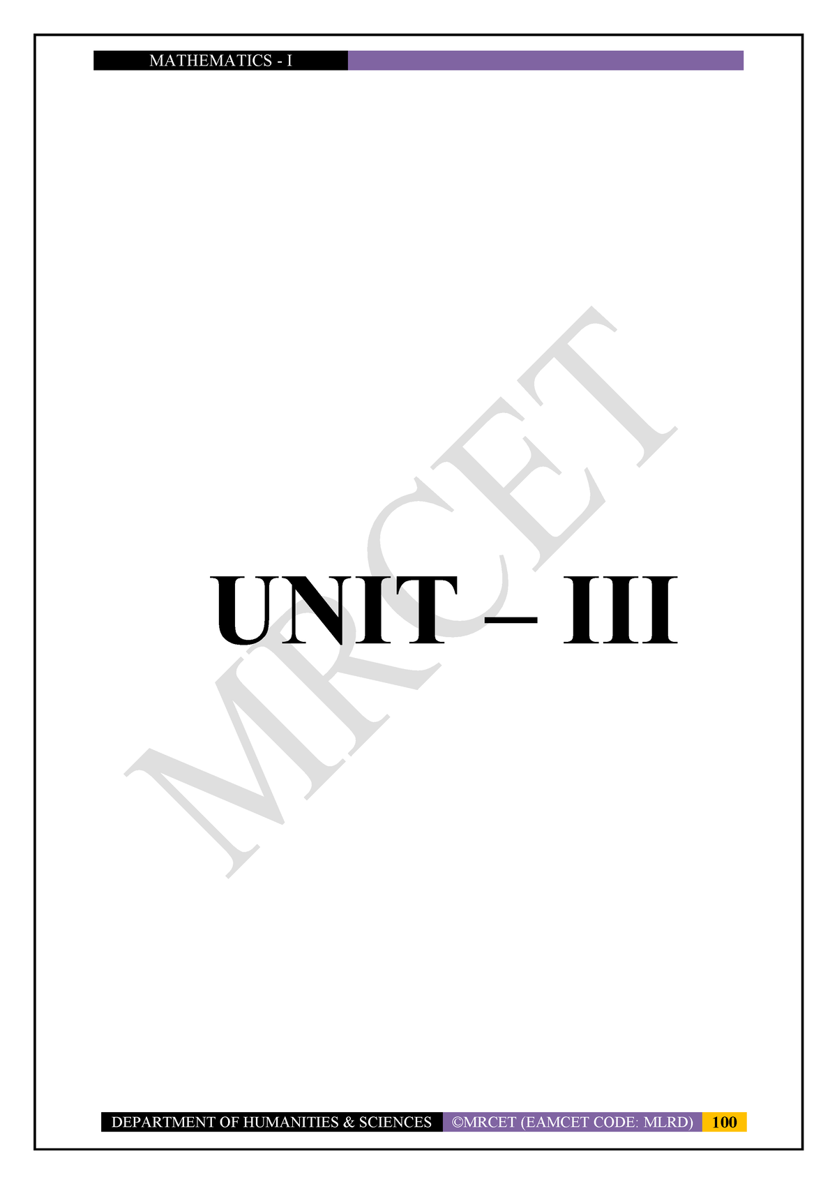 3-ordinary-differential-equation-unit-iii-ordinary-differential