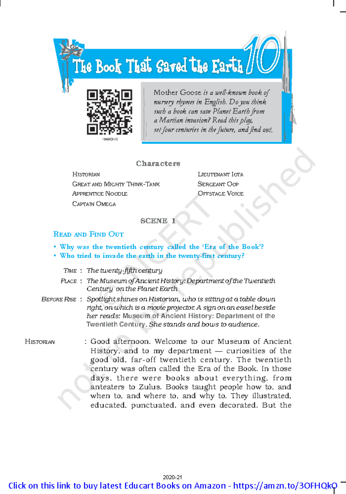 Ch 10 The Book That Saved The Earth Characters HISTORIAN LIEUTENANT